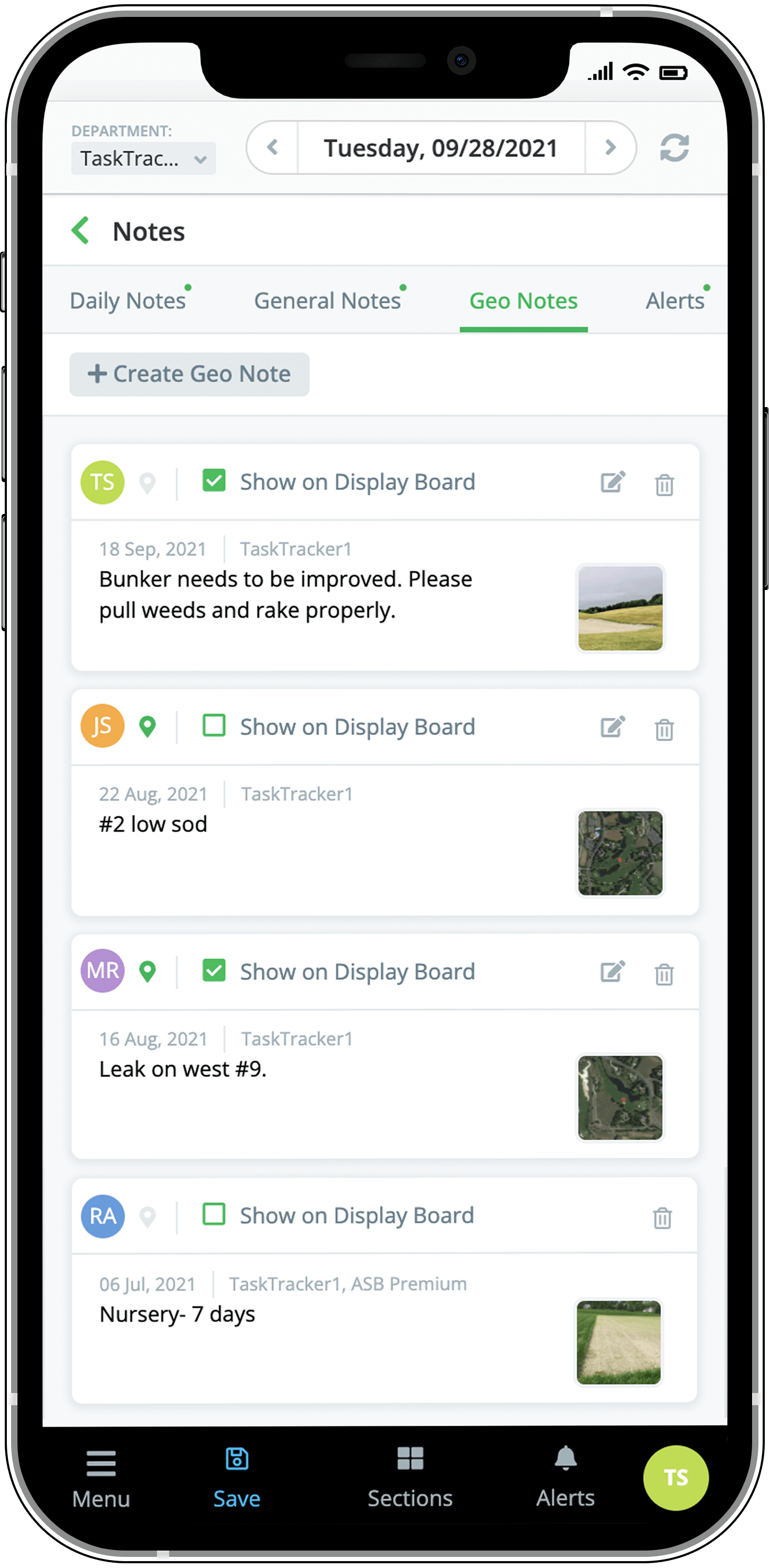 Labor and Turf Management Software Golf - ASB taskTracker